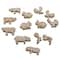 S&S Worldwide® Unfinished Wooden Farm Animal Puzzles, 12ct.